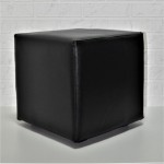 Банкетка куб (чёрный)